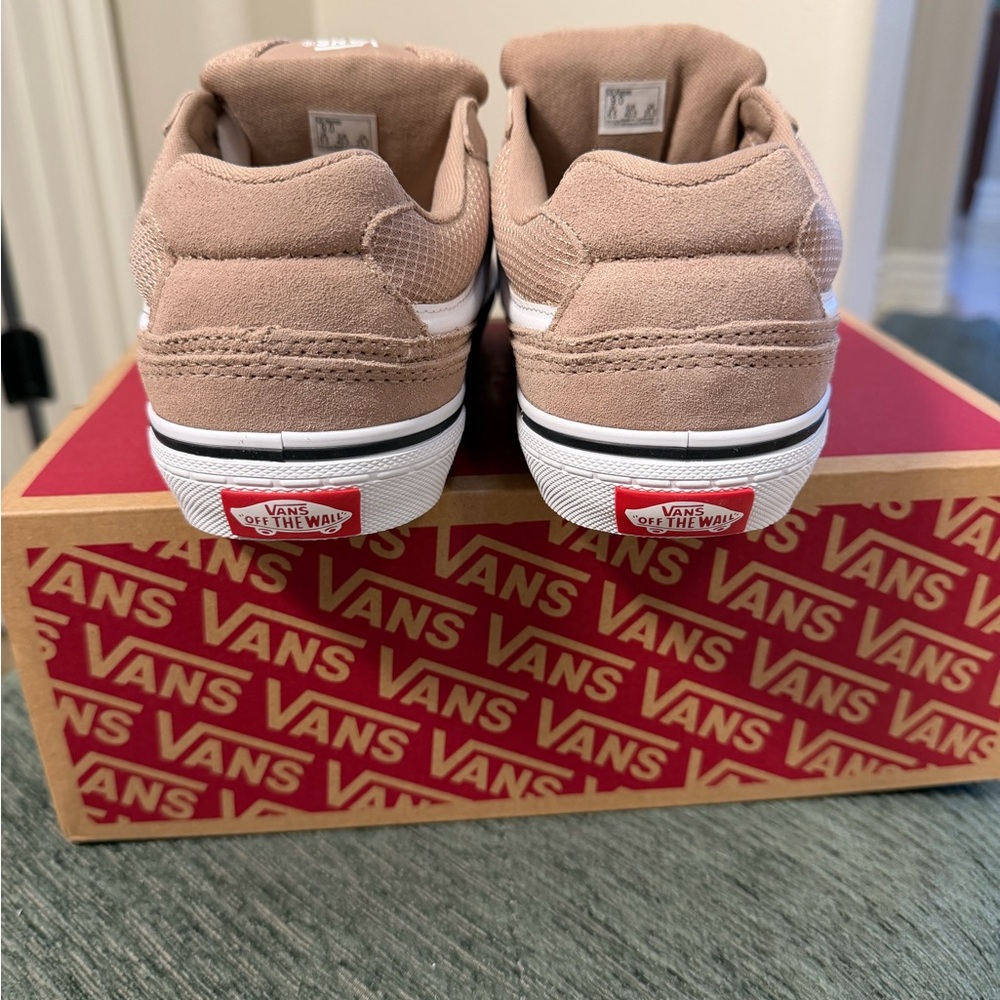 Vans Caldrone Taupe Suede Mesh Deep Sneakers Women’s Size 9 NWT w/ Box - Picture 5 of 8